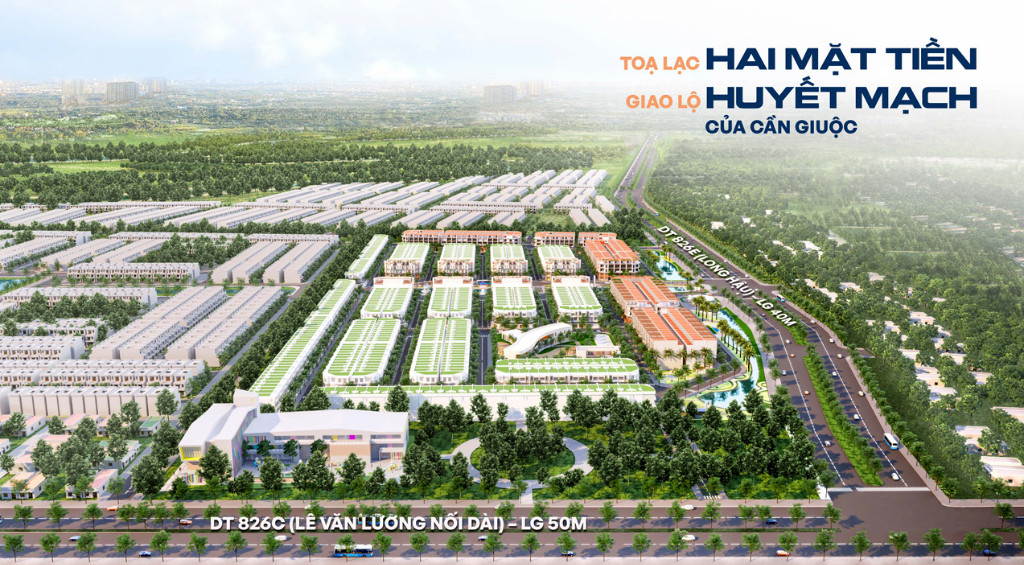 Đất nền sổ đỏ HAI THÀNH, Thanh toán tới 18 tháng, CK 2%, Ân hạn gốc lên tới 24 tháng, Gần Quận 7